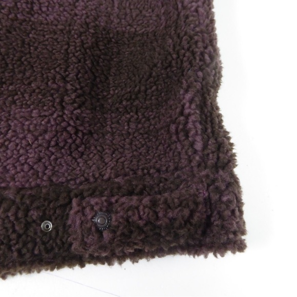 Levi’s Faux Sherpa Relaxed Fit Vintage Trucker Work Jacket NWT Plaid Dyed - Picture 3 of 12